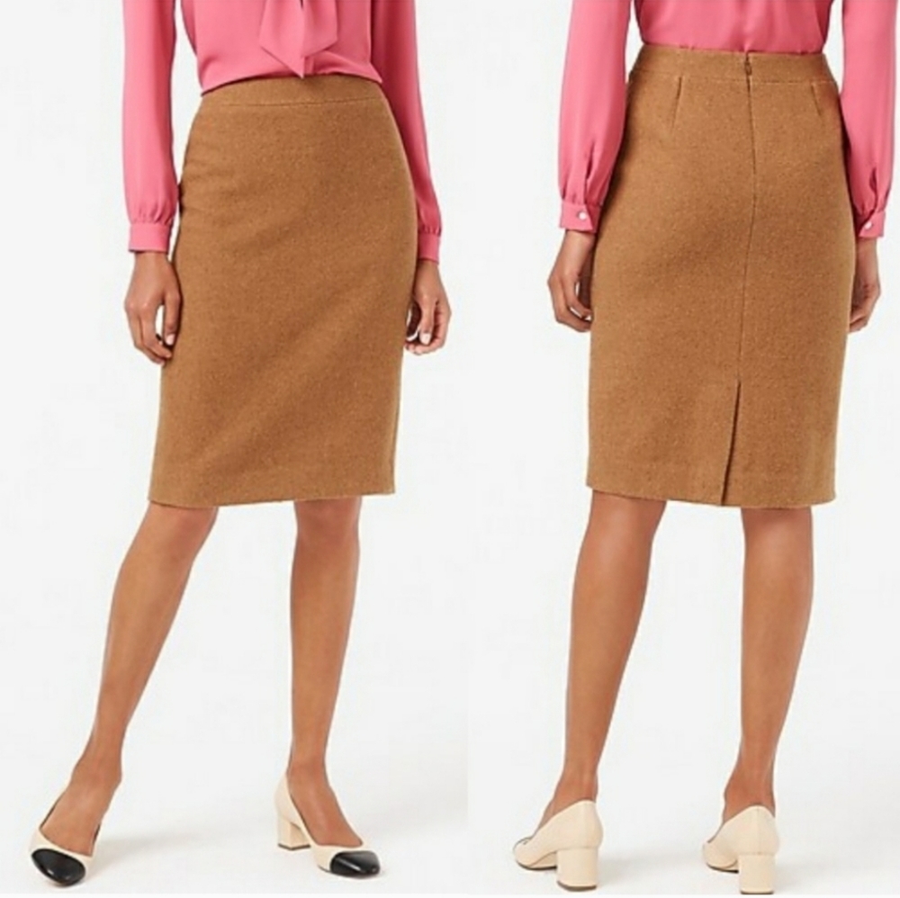 J. Crew Wool Blend Pencil Skirt